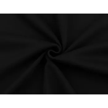 Teplákovina zateplená s kožíškem, barva 4 černá