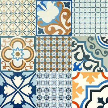 Dlažba EL MOLINO Dlažba El Molino Logos azul mat rektifikovaná 58x58 25316