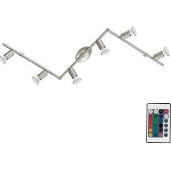 Bodové svítidlo EGLO - bodové svítidlo 75387 BUZZ-C GU10-LED-RGBW, 6X4W DÁLKOVÝ OVLADAČ