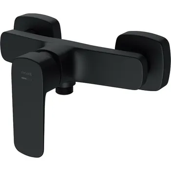 Vodovodní baterie CERSANIT 3D Baterie Cersanit Larga sprchová nástěnná, bez příslušenství, černá, S951-382 S951-382