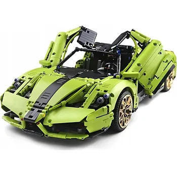ostatní stavebnice Stavebnice zelené sportovní auto ze stavebních kostek - sada 2798 dílků