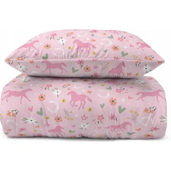 Povlečení Sada povlečení Detexpol 160 x 200 cm, růžová