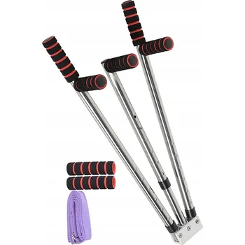 PROTAHOVÁK NA PRO ŠPAGÁT 6 OTVORŮ 3 TYČE NA NOHY ELASTICITA GIMNASTIKA