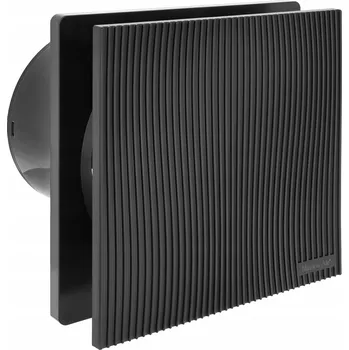 Domácí ventilátor Koupelnový ventilátor Mission Air VENTIS LINEA 150 Black S 150 mm