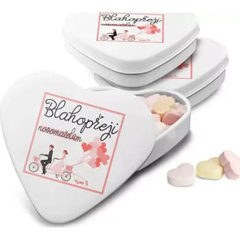 Bonbon Sablio Bonbónky Blahopřeji novomanželům - 3 ks