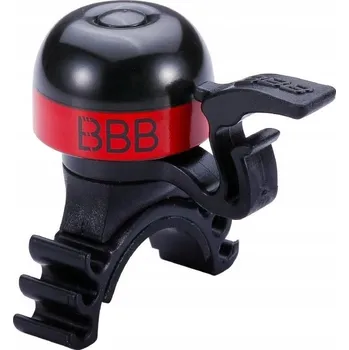 Zvonek na kolo Mechanický zvonek BBB MiniFit červený 0 mm