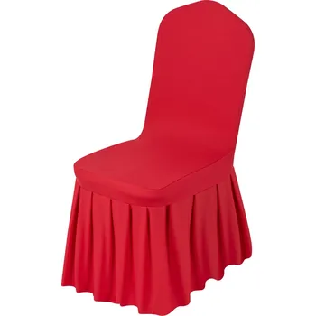 Vevor Židle potahy 30ks červené polyester/elastan 20.08×17.72×37.4 inch