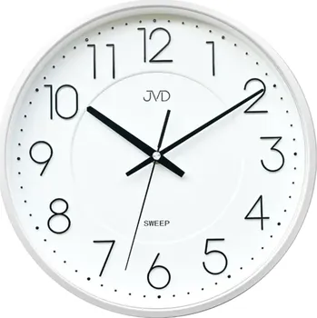 Hodiny Plastové designové bílé hodiny JVD HX2495.2