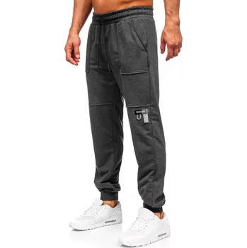 Denley pánské tepláky šedé velikost M