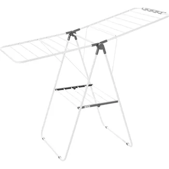 Sušák na prádlo Vevor Sušák na prádlo, 2-patrový skládací, 21 tyčí, nastavitelný