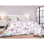 DADKA VRACOV Povlečení krep Vločky šedé 140x220, 70x90 cm 235106342