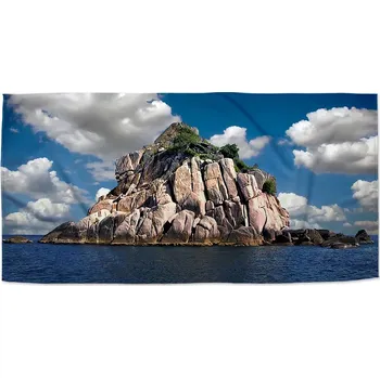 Osuška Sablio Ručník Skála v moři - 50x100 cm