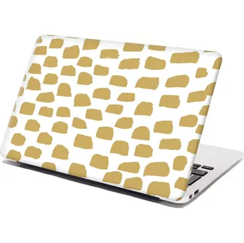 samolepka Sablio Samolepka na notebook Zlaté tahy štětcem - 29x20 cm