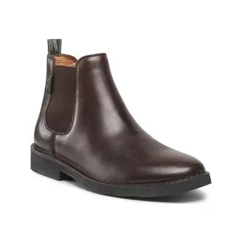 Pracovní obuv Kotníková obuv s elastickým prvkem Polo Ralph Lauren Talan Chlsea 803754411003 Hnědá 41