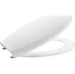 ROCA Victoria, antibakteriální WC sedátko 447x360x48 mm, SUPRALIT, kovové panty, bílá lesklá, ROC-A801B6000B 216346464