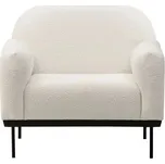 Bílé relaxační křeslo ANDERSON 222129008