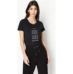 Tričko ARMANI EXCHANGE Black 3064958 8 (XS)
