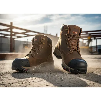 Pracovní obuv CXS Obuv ELSTON S3 Velikost 42 (UK-8) hnědá