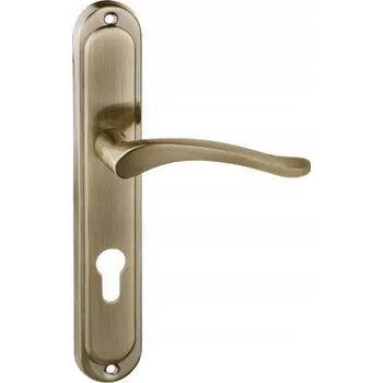 Dveřní kování Interiérová klika Gato Dlouhá, Štítek s otvorem pro klíč