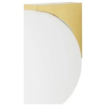 Nástěnné svítidlo NOWODVORSKI ZLATÁ NÁSTĚNNÁ LAMPA MLÉČNÁ KOULE 10525 ALOE