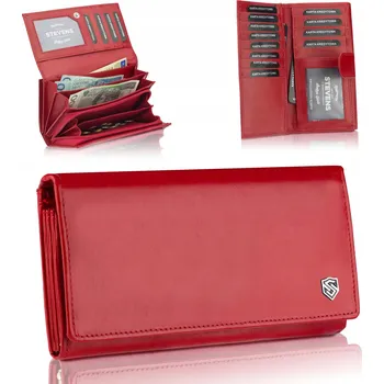 Dámská kožená peněženka STEVENS Velká s RFID ochranou