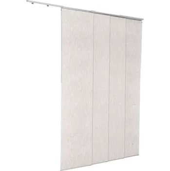 Žaluzie Vevor Posuvné panelové závěsy 116–218 cm × do 243 cm zatemňující, světle šedé