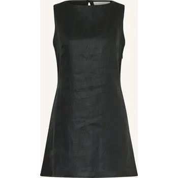 Dámské šaty Faithfull The Brand Dámské Lněné Šaty Kelly, černá, 34