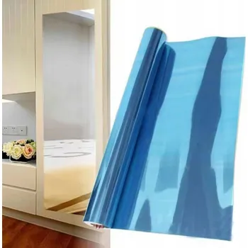 Zrcadlo SAMOLEPICÍ ZRCADLOVÁ FÓLIE NA ZEĎ, NÁBYTEK, NALEPovací 200 X 30 cm