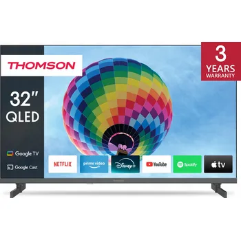 Televizor QLED Televize Thomson Google TV 32" QLED XS 32" Full HD šedá