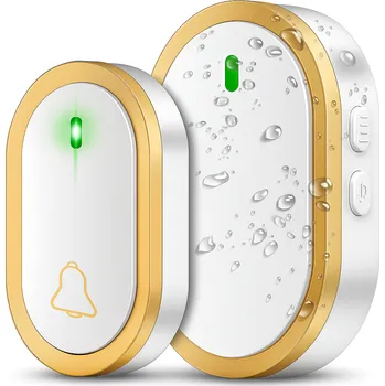 Paradox Bezdrátový zvonek GLAMI / Bílá - zlatá