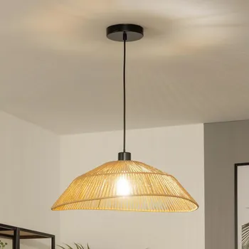 Brilagi - LED Lustr na lanku CERIA BOHO 1xE27/40W/230V pr. 50 cm hnědá