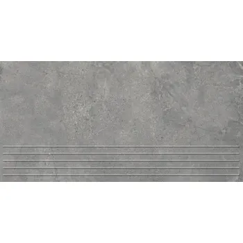 Dlažba TUBADZIN Schodovka Tubadzin Infinity light grey mat rektifikovaná 30x60 99261297