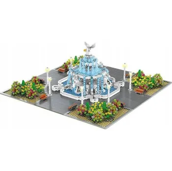 ostatní stavebnice Stavebnice Andělské náměstí s fontánou mould king 16003 City 2960 dílů