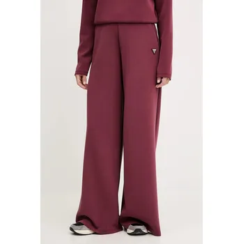 Kalhoty Guess OLYMPE V4YB07.KCAY2 burgundské 83X, vel. S