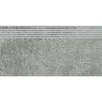Dlažba OPOCZNO / CERSANIT 2D Schodovka Cersanit Newstone grey mat rektifikovaná 30x60 OD663-073 OD663-073