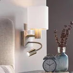 Eglo 96484 - LED Flexibilní svítidlo PASTERI 1xE27/40W+LED/3,8W bílá 34003071