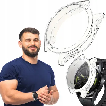 Pouzdro na mobilní telefon POUZDRO 2v1 pro Huawei Watch GT 3 46 mm Active, pouzdro pro hodinky