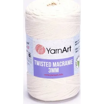 Příze Příze YarnArt Twisted Macrame 3 mm ecru 752 195 m