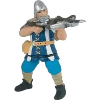 Figurka PAPO Papo Válečník s kuší modrý