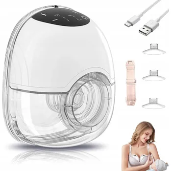 Odsávačka mléka ELEKTRICKÁ ODSÁVAČKA MATEŘSKÉHO MLÉKA PŘENOSNÁ BEZDRÁTOVÁ S 12 ÚROVNĚMI SÁNÍ