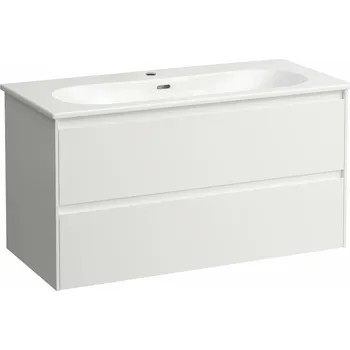 Koupelnový nábytek JIKA / LAUFEN LANI 100 skříňka bílá lesk umyvadlo LUA 100 SLIM H8600882611041 H8600882611041