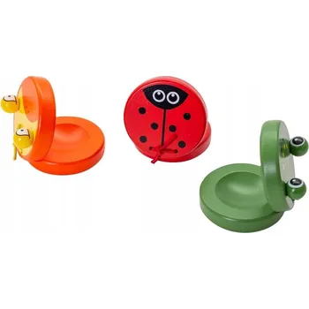 Dřevěná hračka Kastaniety Askato dřevěné