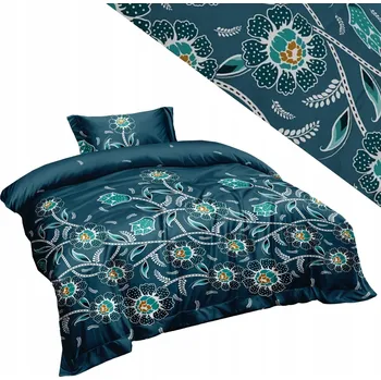 Povlečení Povlečení 140x200 2dílné, povlak 70x80 hladké Eusebia Home, zip, květiny