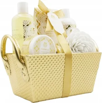 Kosmetická sada IDC KOŠÍK DÁRKOVÁ SADA VÁNOČNÍ KOSMETIKY NA TĚLO A DO KOUPELÍ
