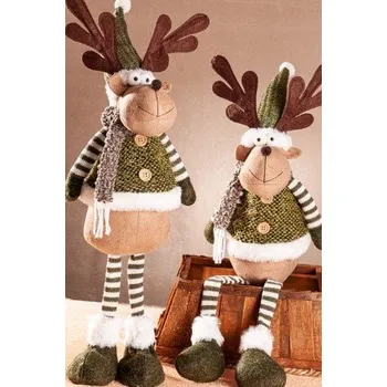 Vánoční dekorace Sob Eddie sedící X522-66