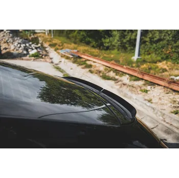 Tuning Maxton Design prodloužení spoileru pro Porsche Panamera 970 Facelift 2013-2016, černý lesklý plast ABS