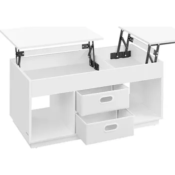 Konferenční stolek Konferenční stolek AKF-E1021 WT 100x50 cm MDF bílá