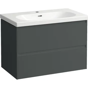 Koupelnový nábytek Laufen Lani skříňka pod umyvadlo 79x52 se 2 zásuvkami, pro umyvadlo H8100870001041 šedá traffic H4035521122661 H4035521122661