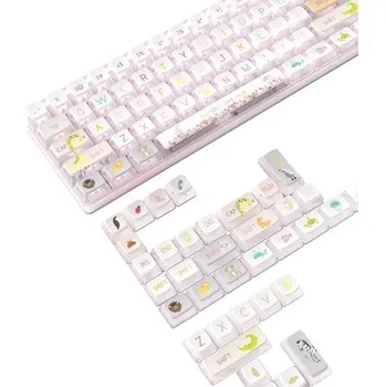 MAMBASNAKE Sada kláves s 120 klávesami, PBT pudinkové krytky, ASA profil, sublimační PBT, ANSI US