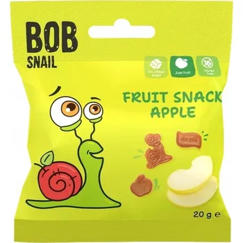 Bonbon Bob Snail ovocná svačinka s jablečnou příchutí ZDRAVÉ SVAČINKY 20 g